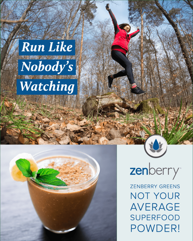 Run Like nobody is watching instagram ad - zenberrry mix